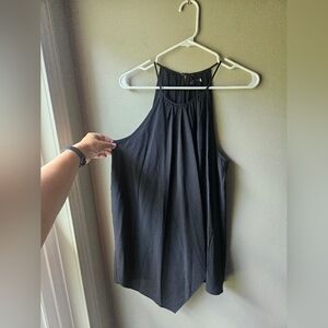 Theory Black Sleeveless Top Large
